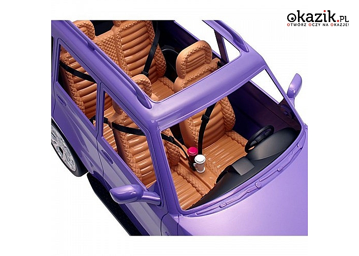Mattel: Fioletowy SUV Barbie