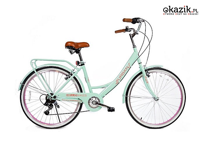 Damka 26”! Lekki rower miejski Urban 7 marki Hellobikes!