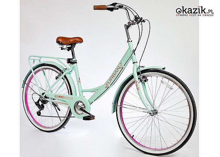 Damka 26”! Lekki rower miejski Urban 7 marki Hellobikes!
