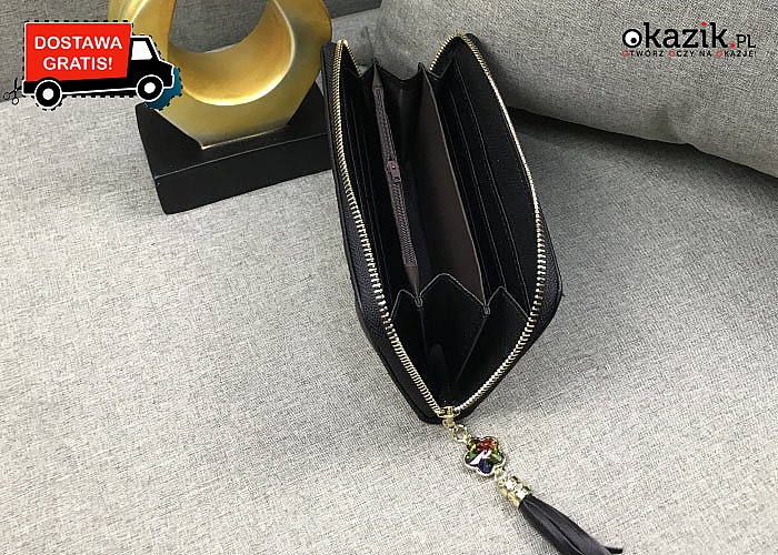Elegancki portfel damski Chanel! Najwyższa jakość wykonania! Dla każdej kobiety!