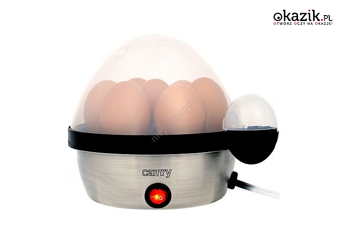 Bardzo praktyczny i solidnie wykonany jajowar marki Camry