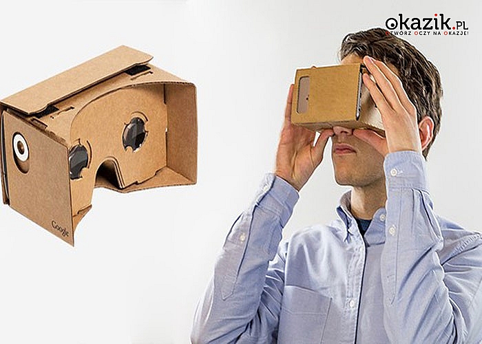 OKULARY GOOGLE CARDBOARD 3D VR – wirtualny świat 3D na wyciągnięcie ręki!