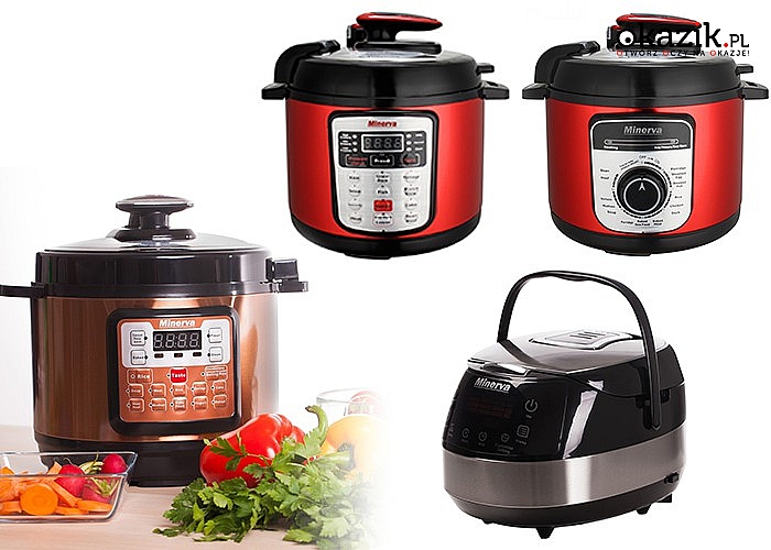 Multicooker Minerva Expreience! Wielofunkcyjne urządzenia do gotowania! 4 modele! Mnóstwo funkcji!