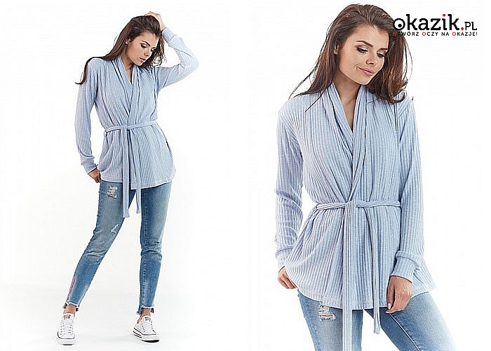 Modny sweter damski Awama! Najwyższa jakość! Komfortowy i stylowy! 3 kolory do wyboru!
