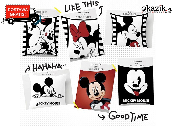 Najlepsza dekoracja wnętrz dla każdego miłośnika wspaniałej Myszki Mickey/Minnie!