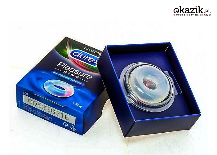 Durex Pleasure Ring - pierścień erekcyjny! Zwiększa przyjemność dla obojga partnerów!