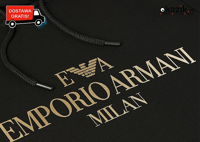 Bądź modny na co dzień! Stylowa bluza od Emporio Armani Milan!
