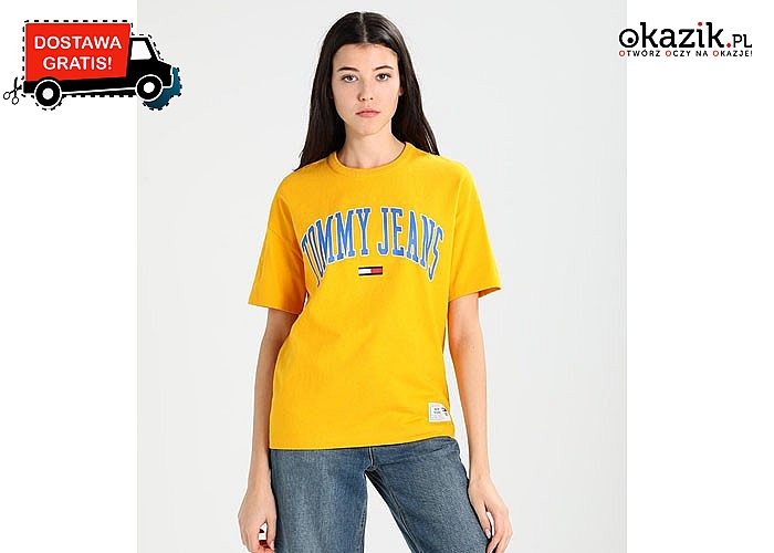 Oversizowa koszulka damska od Tommy Hilfiger. 6 modnych kolorów do wyboru!