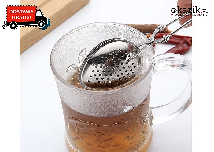Super praktyczny zaparzacz do herbaty ze stali nierdzewnej!