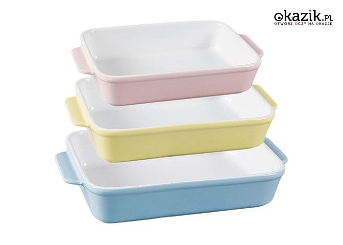 Ceramiczna forma- naczynie do zapiekania i serwowania potraw o pojemności 1,15l . 4 kolory do wyboru