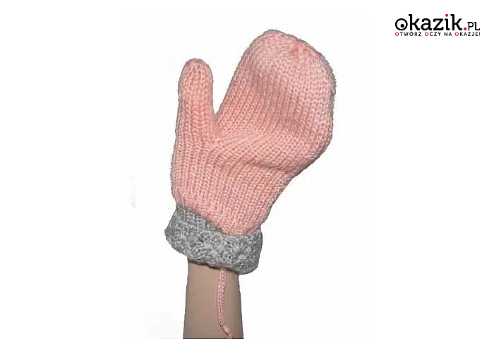 Wełniane rękawiczki damskie . Ciepłe, jednopalczaste dostępne w dziesięciu kolorach,