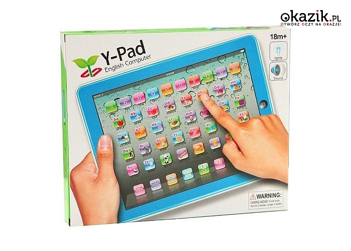 Edukacyjny Tablet Y - Pad dla Dzieci ,angażujący różne zmysły wprowadzając zabawę i naukę w tym samym czasie!