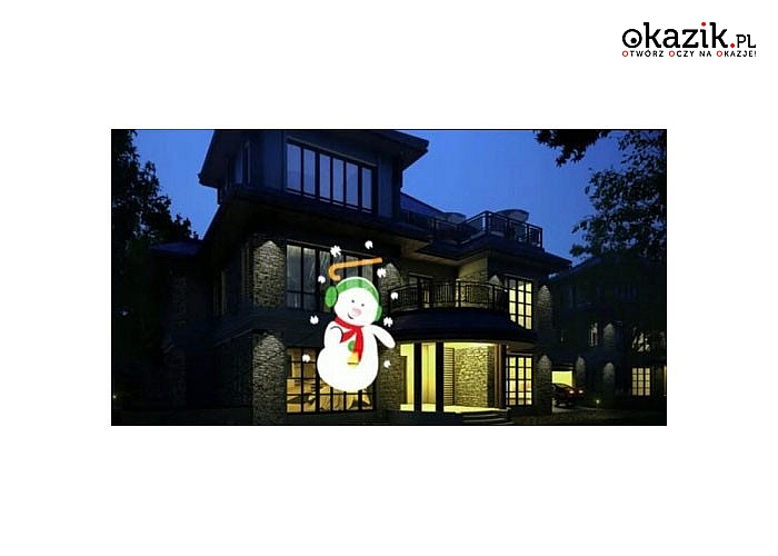 Laserowy reflektor Star Shower ozdobi elewację Twojego domu w nadchodzące Święta!