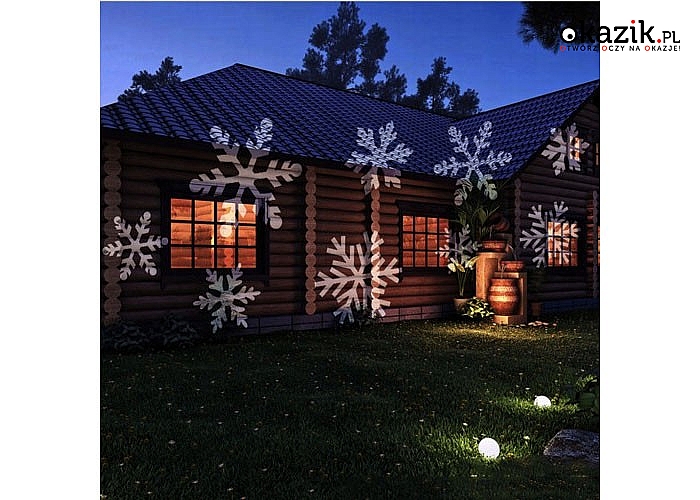 Ozdób dom na Boże Narodzenie bez wysiłku! Projektor LED z motywami świątecznymi Ci w tym pomoże!