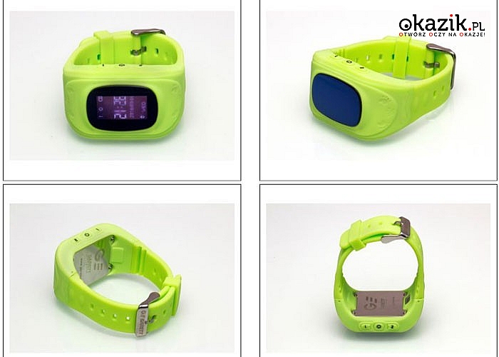 Smartwatch Garett Kids 1! Nowoczesny lokalizator GPS z przyciskiem SOS! Wodoodporna obudowa! 3 kolory!