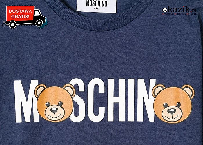 Modnie i stylowo w każdym wieku! Dziecięca koszulka Moschino w pięciu kolorach do wyboru!