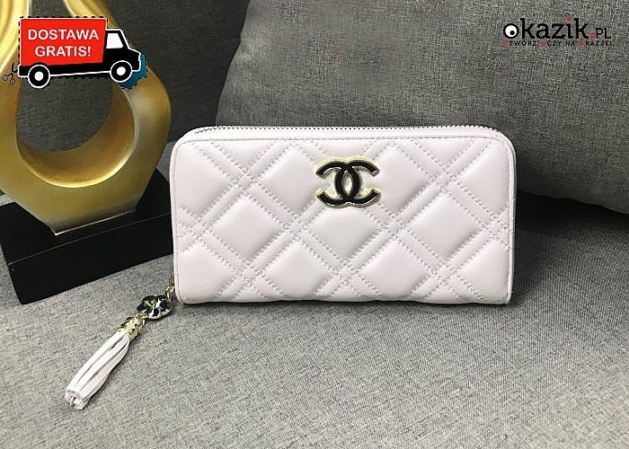 Elegancki portfel damski Chanel! Najwyższa jakość wykonania! Dla każdej kobiety!