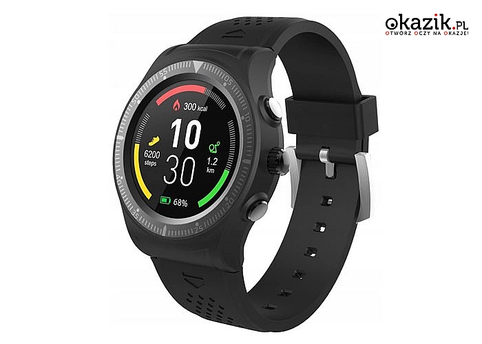 Smartwatch Overmax Touch 5! GPS, Bluetooth! 13 zbudowanych tarcz!