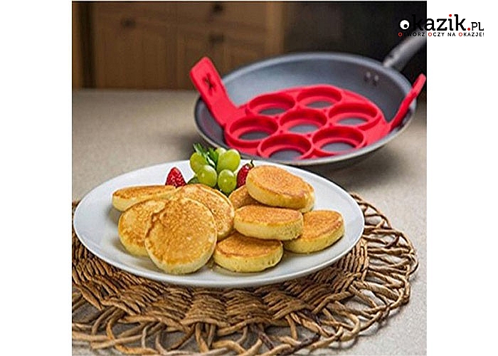 Silikonowa forma! Idealna do naleśników, pancake’ów oraz jajek! Wysoka jakoś wykonania!