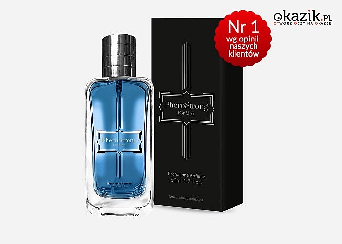 Pherostrong for men! Perfumy z feromonami dla mężczyzn, samodzielne lub w komplecie z żelem i kapsułkami!