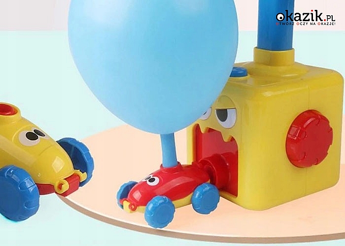 Autko napędzane powietrzem z balona to zabawa i nauka dla każdego dziecka