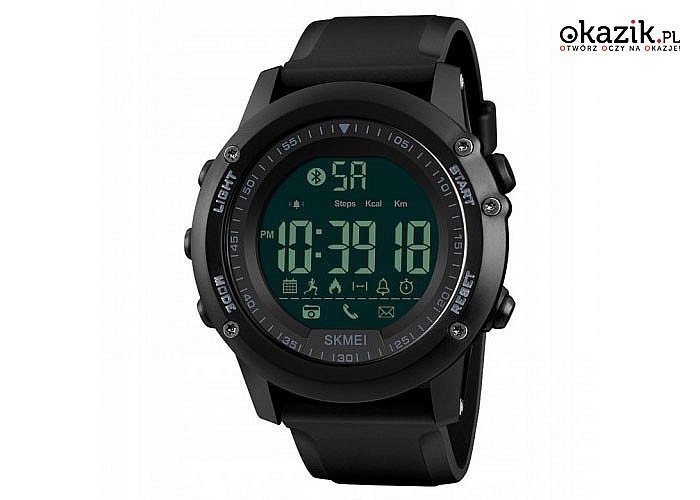 Oryginalny zegarek firmy SKMEI- idealny smartwatch bluetooth dla każdego,