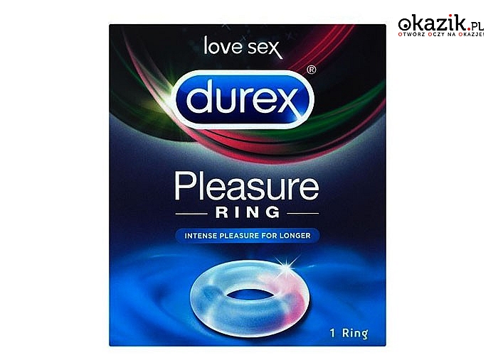 Durex Pleasure Ring - pierścień erekcyjny! Zwiększa przyjemność dla obojga partnerów!