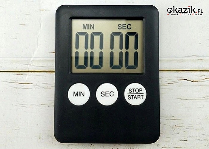 Elegancki elektroniczny minutnik to niezbędnik w każdej kuchni