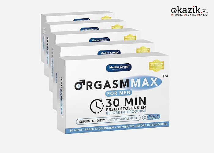 Doznania na 100%! Orgasm Max dla kobiet i mężczyzn!