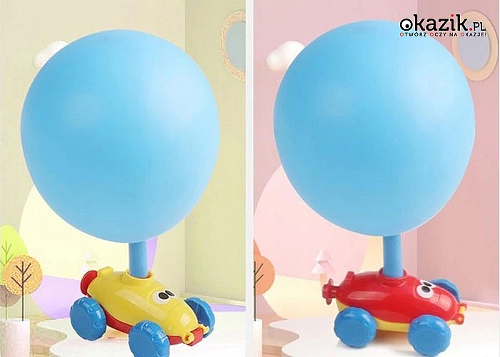 Autko napędzane powietrzem z balona to zabawa i nauka dla każdego dziecka
