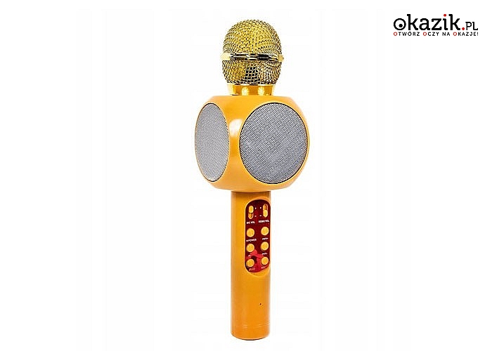 Mikrofon karaoke dla dzieci! Bezprzewodowy, łączy się z telewizorami SMART, tabletami oraz telefonami.