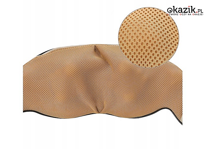 Masażer do pleców, karku i szyi! Idealna poduszka masująca, która pozwala na odprężenie i ukojenie bólu!