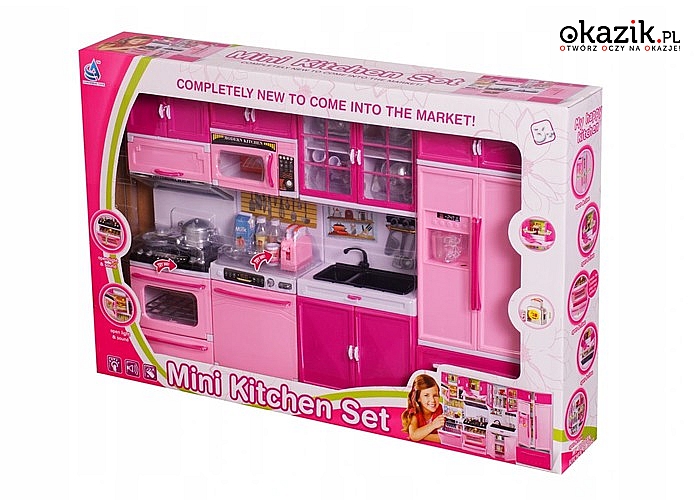 Zestaw kuchenny dla lalek! Idealna zabawka dla dziewczynek!