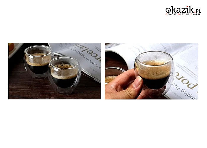 Szklanki termiczne pozwolą Ci na degustację kawy w gronie najbliższych, którzy docenią Twój wyjątkowy sposób podania