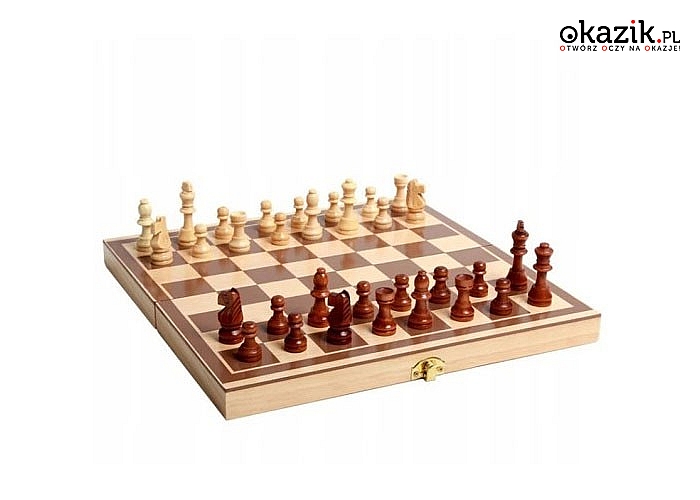 Idealny prezent dla prawdziwego szachisty! Drewniane szachy dla każdego miłośnika gier