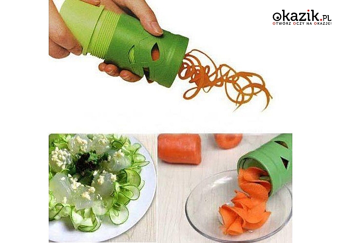 Temperówka do dekoracji warzyw! Poręczne i łatwe w użyciu narzędzie, które oryginalnie pomoże udekorować potrawy!