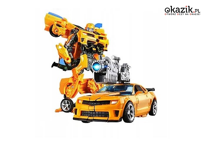 Transformers 2w1, zapewni dziecku świetną zabawę, rozwinie wyobraźnię oraz udoskonali  zdolności manualne