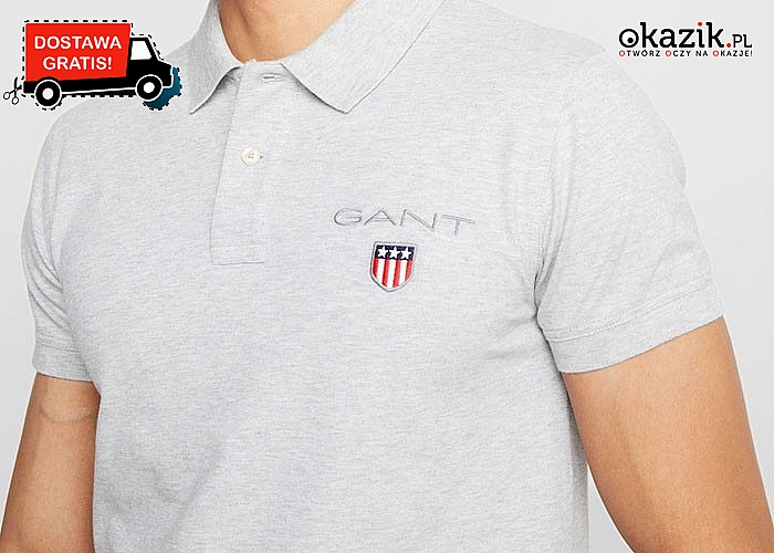 Klasyczna, męska, sportowa: koszulka polo Gant sprawia, że nic więcej nie potrzeba, aby wykreować modne stylizacje