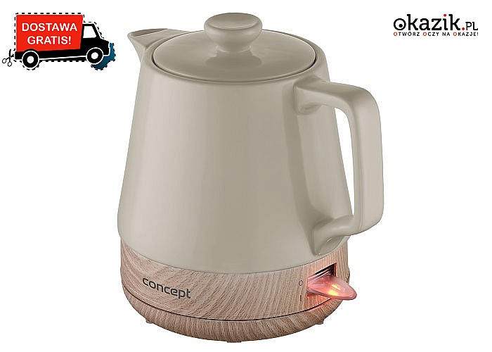 Ceramiczny czajnik elektryczny to ponadczasowy dodatek do kuchni
