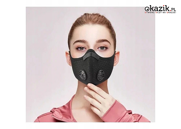 Maski z wymiennym filtrem HEPA N99, produkt doskonały dla osób aktywnych, które szczególnie chcą dbać o swoje zdrowie