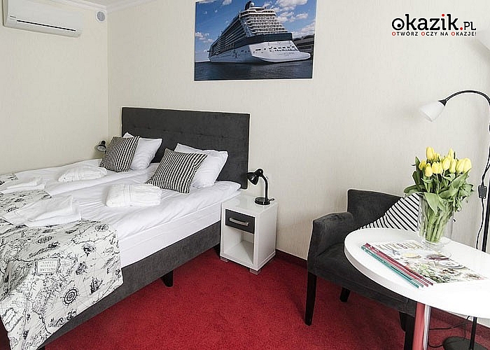Prestiżowy nadmorski hotel Grand Kapitan, morze i piaszczysta plaża w urokliwym Ustroniu Morskim
