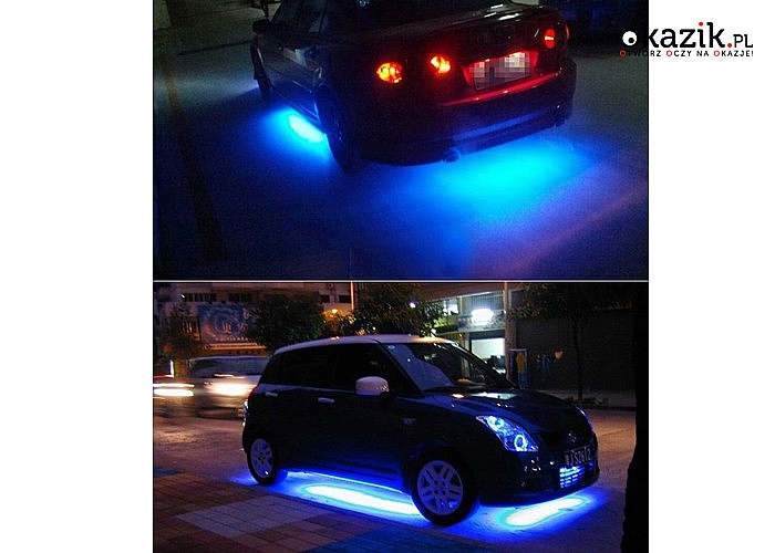 Oświetlenie podwozia auta LED! Niebanalny wygląd Twojego samochodu! Łatwy montaż!