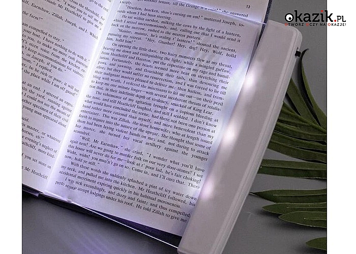 Czytaj nawet w nocy! Unikatowa zakładka do książek z wbudowaną lampką LED.