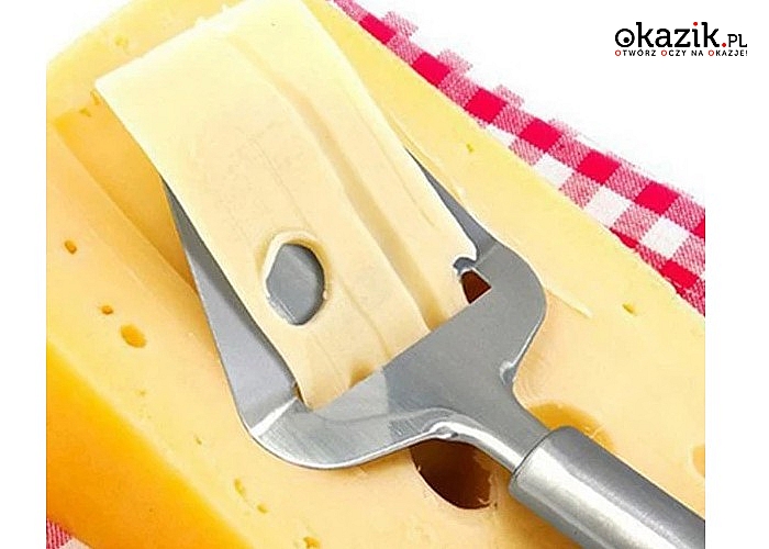 Uwielbiasz żółty ser? Pokrój go w idealne plastry za sprawą naszego noża!