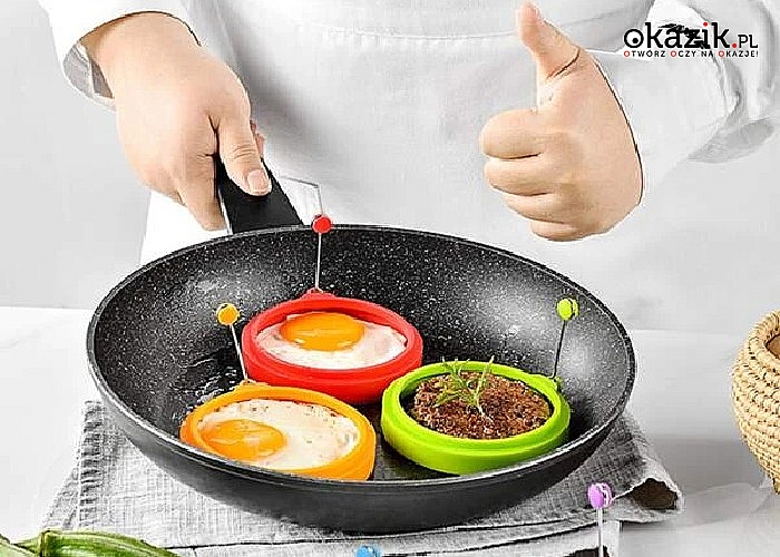 Silikonowa forma do robienia idealnych jaj sadzonych!