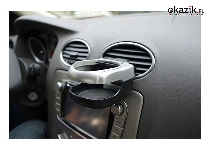 Funkcjonalny uchwyt na kubek do samochodu to rozwiązanie, które zapewni Ci możliwość komfortowego przewożenia napojów