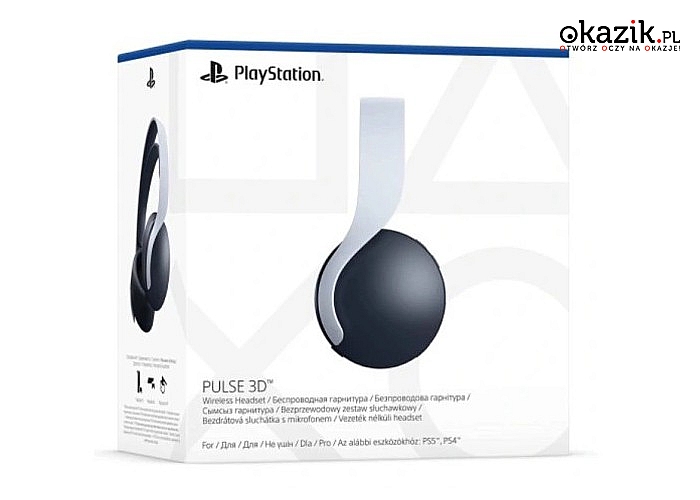 Nowa generacja dźwięku-bezprzewodowy zestaw słuchawkowy Sony PULSE 3D do konsoli PlayStation 5