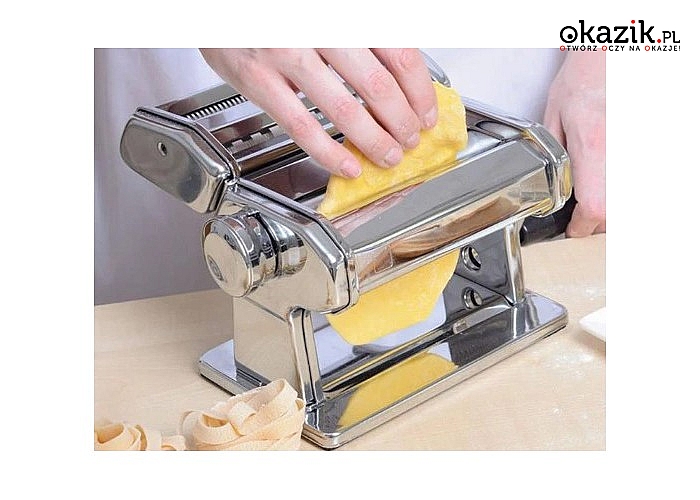 Maszynka do krojenia makaronu będzie niezastąpiona w kuchni każdego wielbiciela dań włoskich, potraw z makaronem