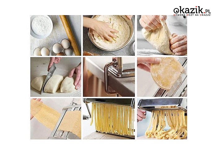 Maszynka do krojenia makaronu będzie niezastąpiona w kuchni każdego wielbiciela dań włoskich, potraw z makaronem