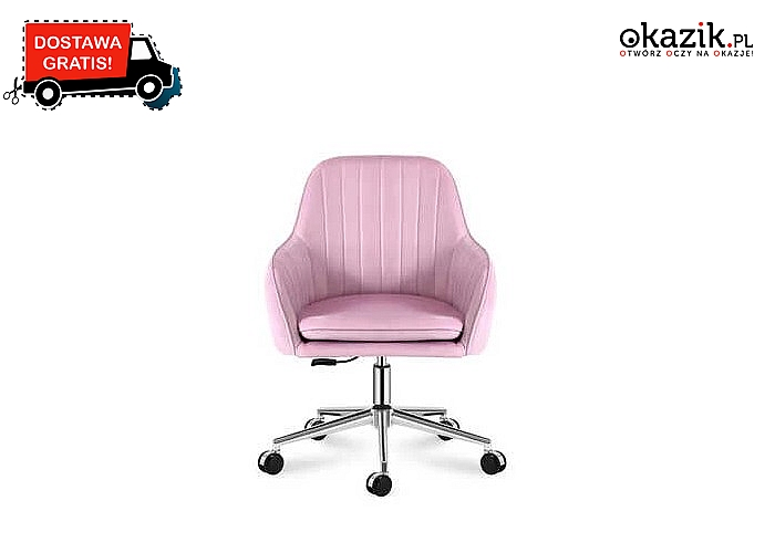 Nowoczesny fotel biurowy obrotowy połączenie funkcjonalności z eleganckim designem
